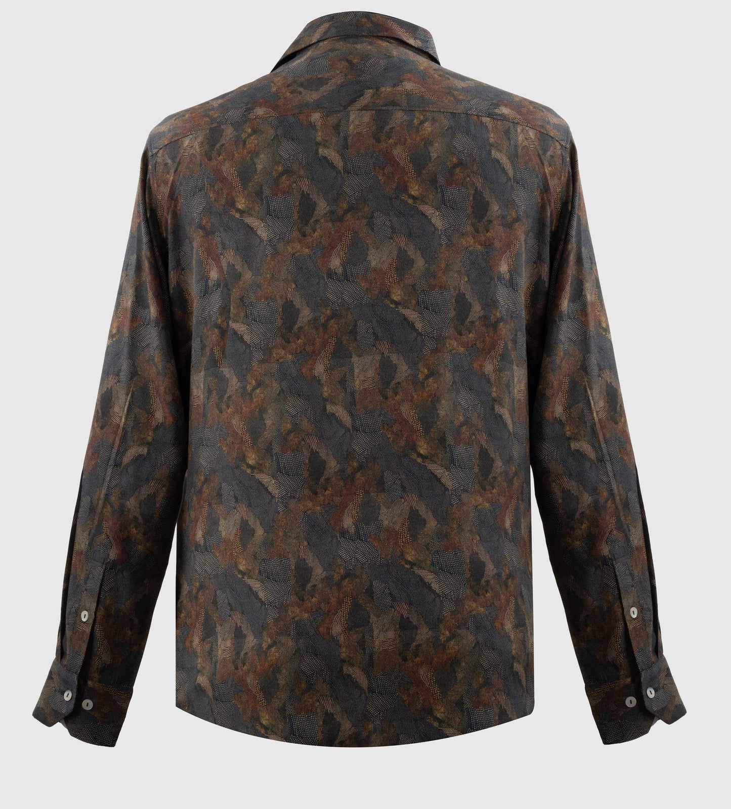 Expressionist Motif, Cool-Touch Cuban Viscose Shirt| The Matinee Edition