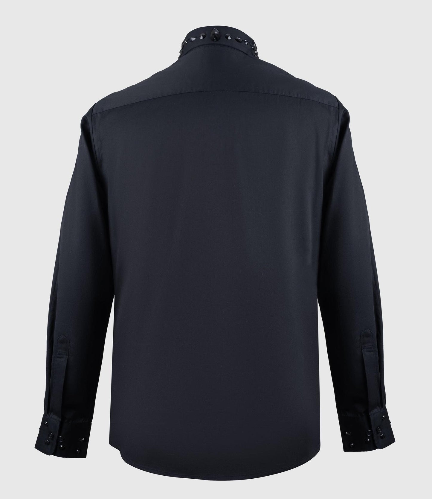 Embellished Statement Black Shirt | The Gala Edition