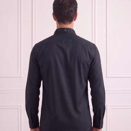 Embellished Statement Black Shirt | The Gala Edition 