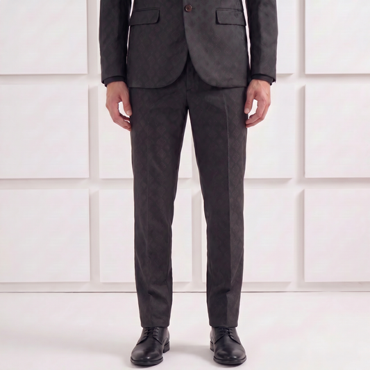 Jacquard Paisley Motif Trouser | The Gala Edition