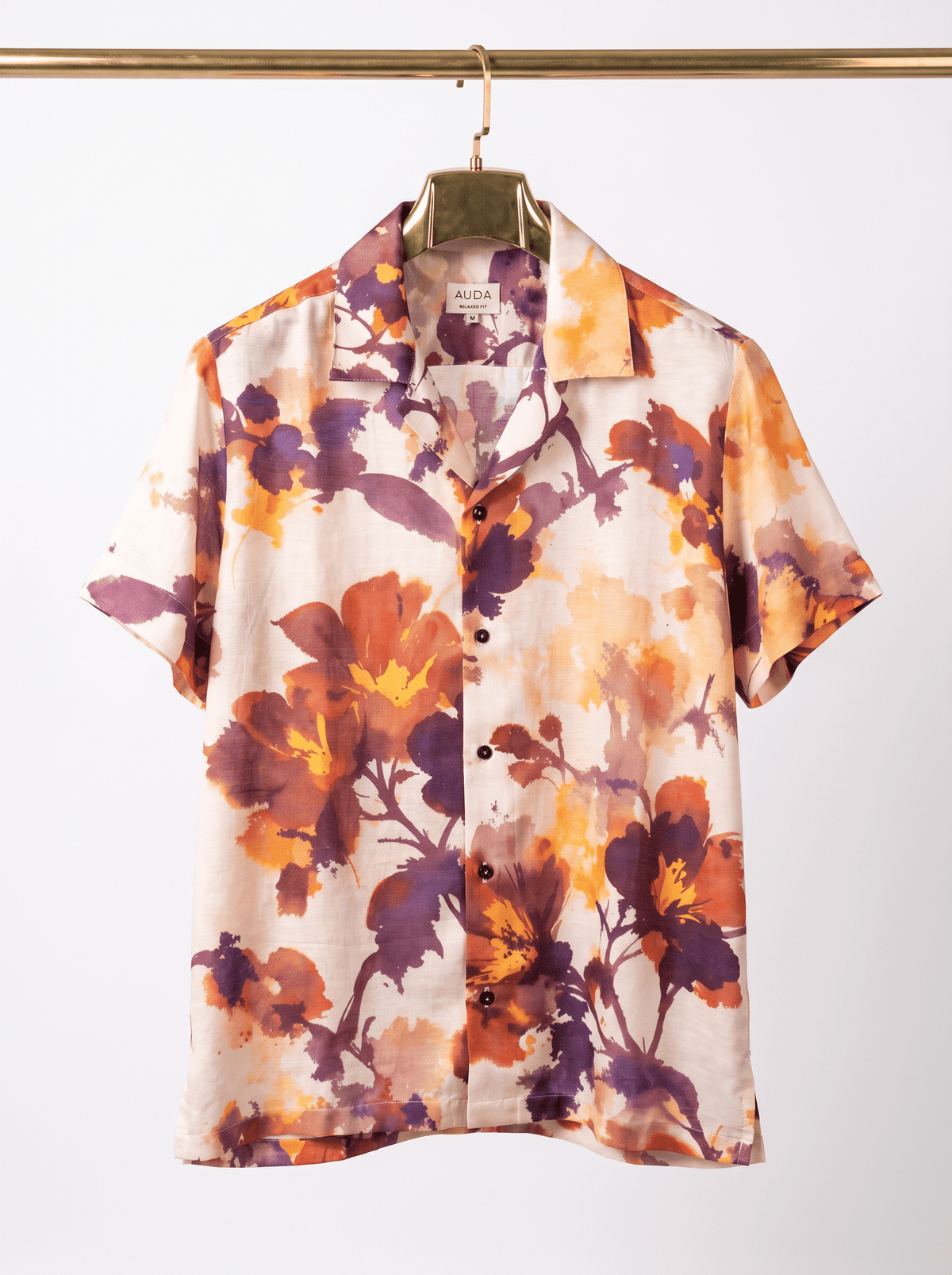 Kyoto Inspired Linen Satin Cuban Shirt| The Prive' Edition