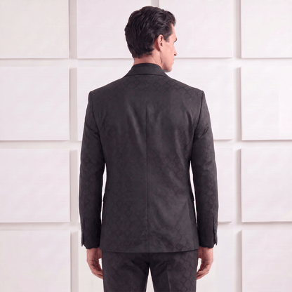 Jacquard Paisley Motif Blazer | The Gala Edition