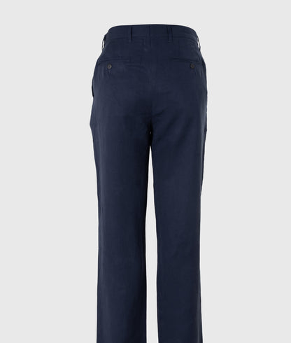 Sculpted Ease: The Fluid Lyocell-Linen Trouser| The Privé Edition