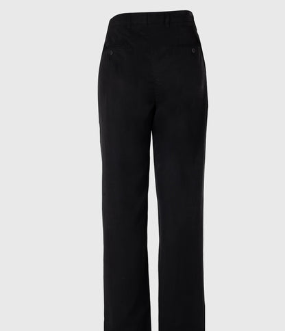 Sculpted Ease: The Fluid Lyocell-Linen Trouser| The Privé Edition