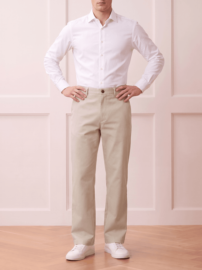 Clean-Cut Modern Cotton Trouser | The Matinee Edition
