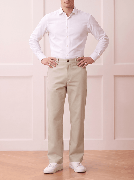 Clean-Cut Modern Cotton Trouser | The Matinee Edition