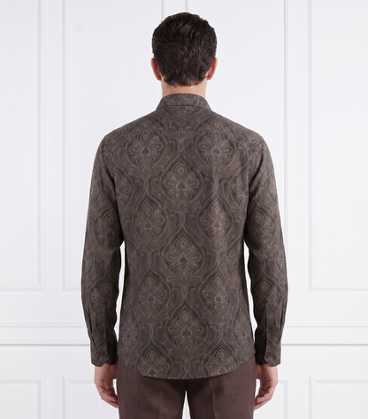 Paisley Motif: A Fluid, Cool-Touch Viscose Shirt| The Matinee Edition 