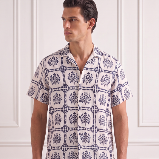 Pure Linen Relaxed Cuban Shirt | The Heritage Edition