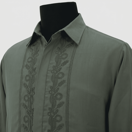Soft & Airy Embroidered Tencel Shirt| The Grace Edition