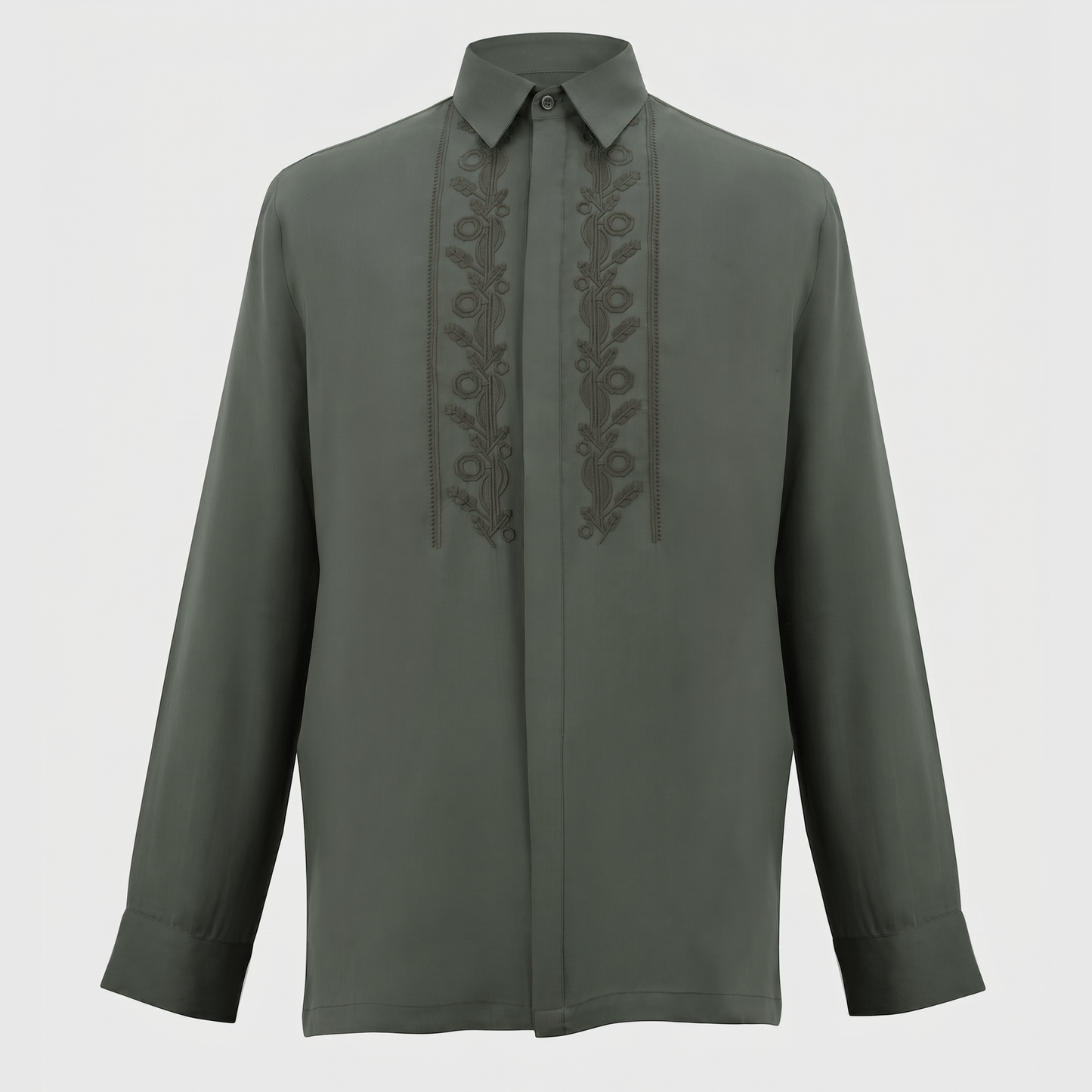 Soft & Airy Embroidered Tencel Shirt| The Grace Edition