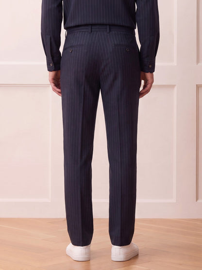 Lurex-Stripe Trouser | The Privé Edition