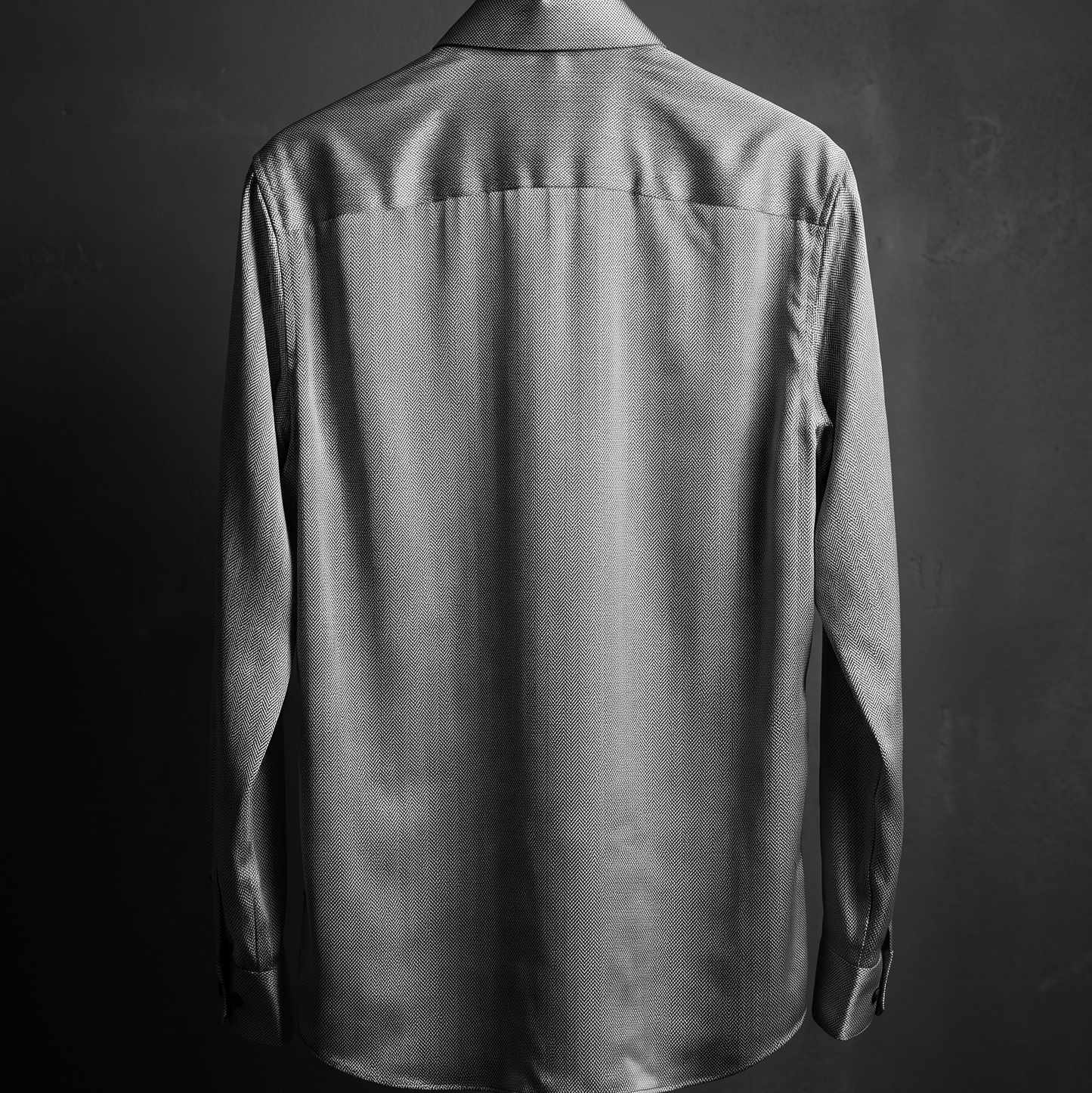 Fluid Viscose-Satin Evening Shirt |The Privé Edition