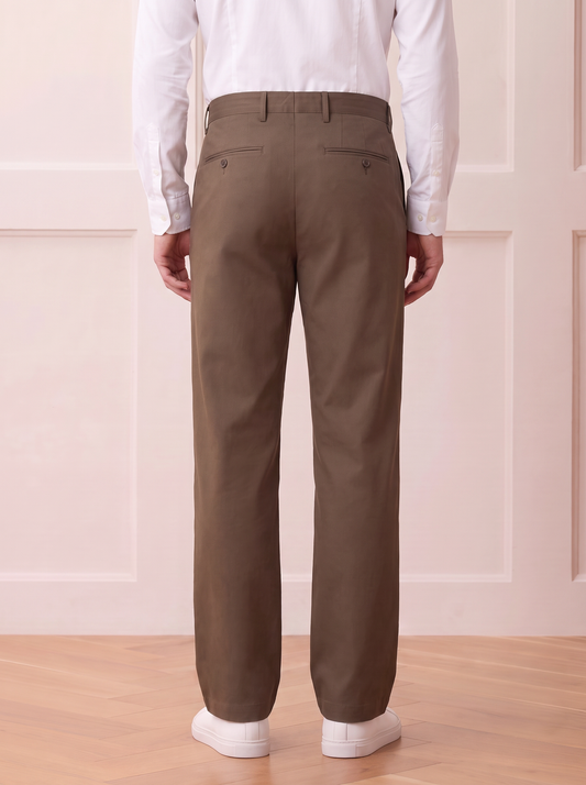 Clean-Cut Modern Cotton Trouser | The Matinee Edition