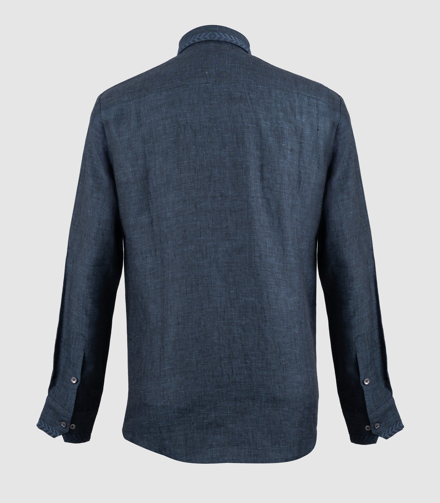 The Grace Edition: Artisanal Embroidered Pure Linen Shirt
