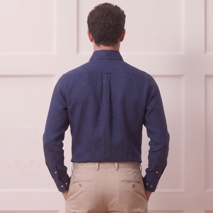 Pure Linen Cooper Shirt – Smart Fit| Quite Luxury Edition