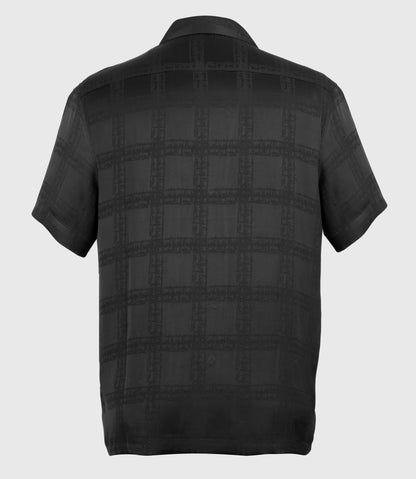 Fluid & Soft Relaxed Viscose Jacquard Shirt| The Privé Edition
