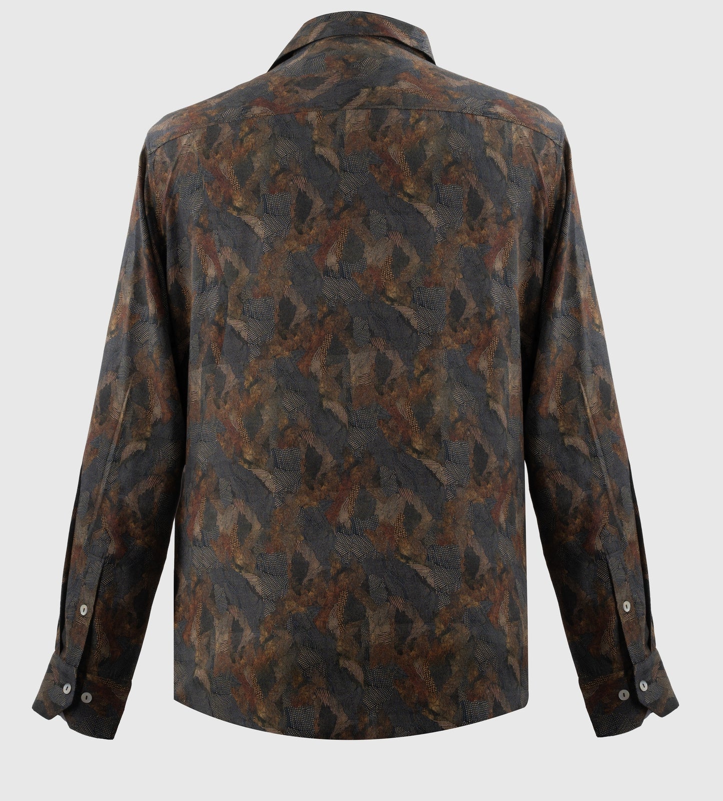 Expressionist Motif, Cool-Touch Cuban Viscose Shirt| The Matinee Edition