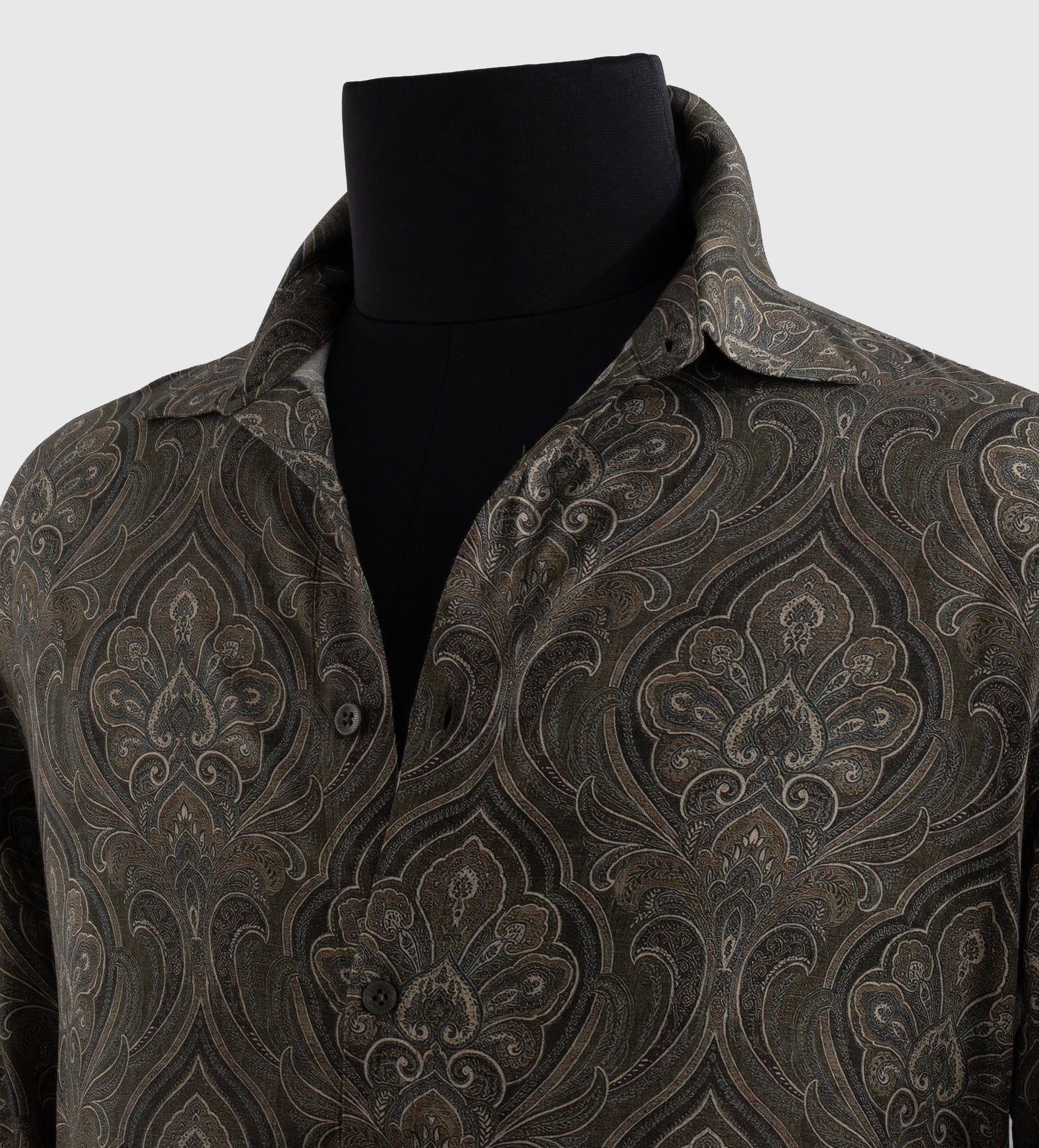 Paisley Motif: A Fluid, Cool-Touch Viscose Shirt| The Matinee Edition